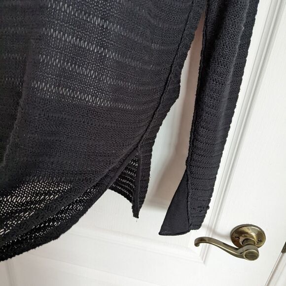 ARITZIA WILFRED Black Knit Hoodie XS @V - Picture 5 of 8